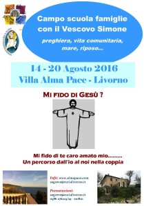 14 - 20 agosto famiglie alma pace